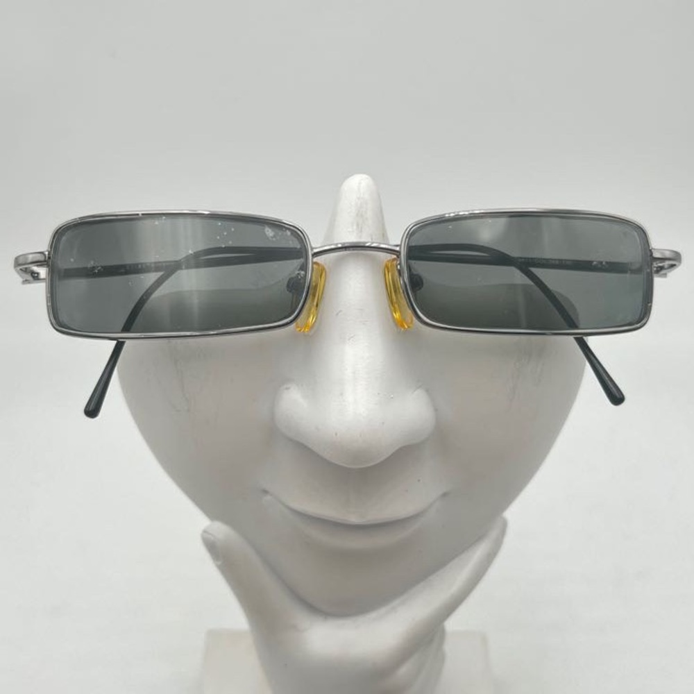 Vintage Sting Gunmetal Oval Sunglasses Frames VS4611